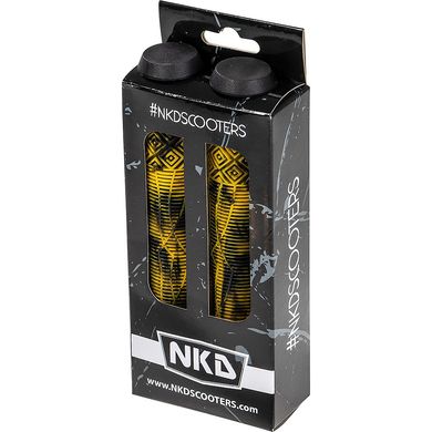 Грипсы NKD Shadow Grips Yellow/Black 160 мм (zh447)