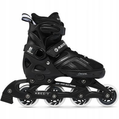 Розсувні ролики Raven Pulse Black розмір 43-46 (smj486)