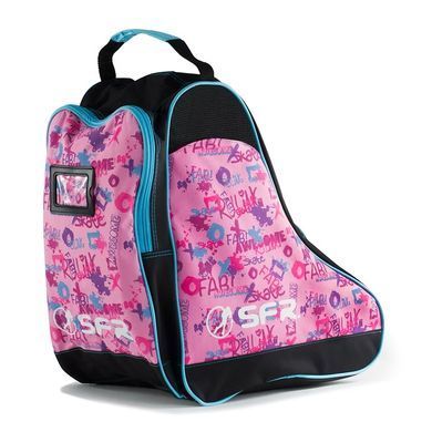 Сумка для роликів та ковзанів SFR Designer Ice & Skate pink graffiti (smj858)