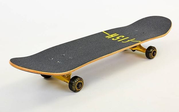 Скейтборд дерев'яний канадський клен для трюків Fish Skateboards- Color-Wolf 79см (sk85))