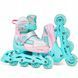 Детские ролики 3в1 Raven Etta Mint/Pink LED размер 34-37 (nkx462)