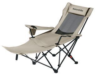 Розкладне крісло шезлонг Naturehike CNK2550JJ023 Nightfall T05 хакі (ks174)