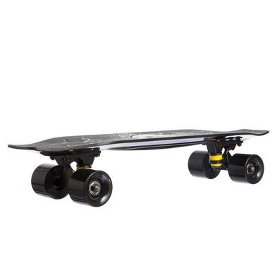 Міні лонгборд Fish Skateboards 22.5" - Чорний / Лого 57 см (fcd113)