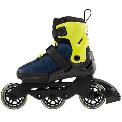 Дитячі ролики Rollerblade Microblade 3WD blue royal-lime розмір 36.5-40 (smj818)