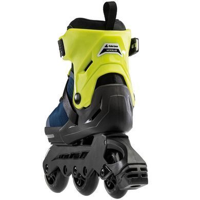 Дитячі ролики Rollerblade Microblade 3WD blue royal-lime розмір 36.5-40 (smj818)