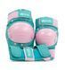 Комплект защиты для роликов SFR Star Jr pink-green р. S (smj859)