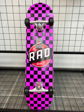 Скейтборд RAD Checkers Complete Pink 7.75" Дюймів (cr2323)