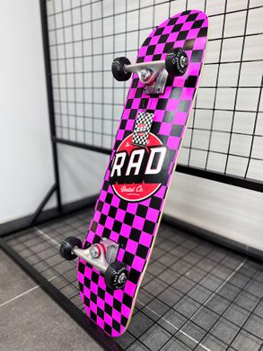 Скейтборд RAD Checkers Complete Pink 7.75" Дюймів (cr2323)