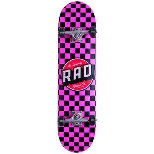 Скейтборд RAD Checkers Complete Pink 7.75" Дюймів (cr2323)