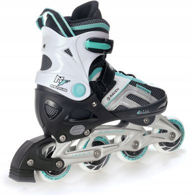 Раздвижные ролики Raven Pulse Black/Mint размер 37-40 (smj561)