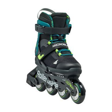 Детские ролики Rollerblade Microblade XT Black/Green размер 33-36.5 (sk177)