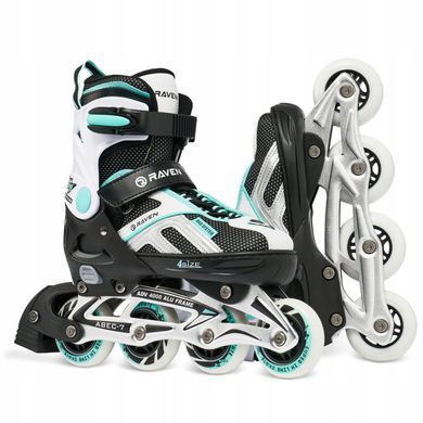 Раздвижные ролики Raven Pulse Black/Mint размер 37-40 (smj561)