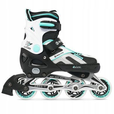 Раздвижные ролики Raven Pulse Black/Mint размер 37-40 (smj561)