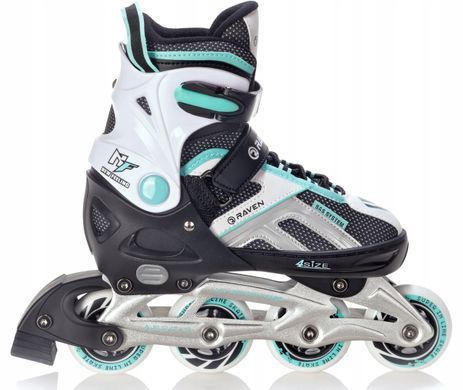 Раздвижные ролики Raven Pulse Black/Mint размер 37-40 (smj561)