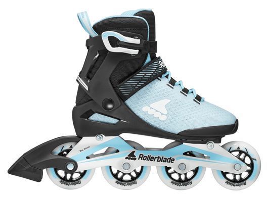 Фитнес ролики Rollerblade Macroblade 80 W powder blue-black размер 36-37 (sl107)