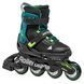 Детские ролики Rollerblade Microblade XT Black/Green размер 33-36.5 (sk177)