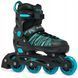 Раздвижные ролики Raven Vella Black/Mint размер 37-40 (zh236)