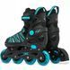 Раздвижные ролики Raven Vella Black/Mint размер 37-40 (zh236)