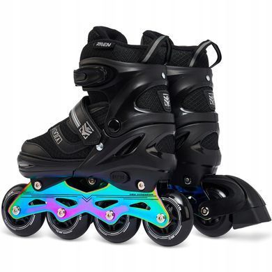 Ролики ковзани 2в1 Raven Drill Black/Neo Chrome розмір 38-41 (sk590)