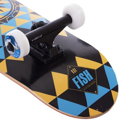 Скейтборд дерев'яний канадський клен для трюків Fish Skateboards - EYE глаз 79см (sk87)
