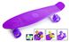 Zippy Board penny 22" Purple - Фіолетовий 54 см Світяться колеса пенні борд (ZL3)