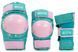 Комплект защиты для роликов SFR Star Jr pink-green р. L (smj861)
