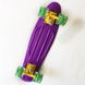 Zippy Board penny 22" Purple - Фиолетовый 54 см Светятся колеса пенни борд (ZL3)