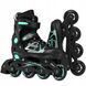 Раздвижные ролики Raven Spirit Black/Mint размер 37-40 (sk436)