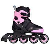 Ролики дитячі Micro Joy Black/Pink розмір 37-40 (smj519)