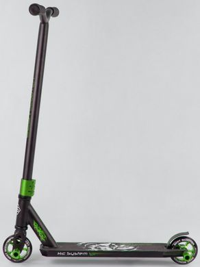 Трюковый самокат Best Scooter HIC Monster Green 100 мм (est233)
