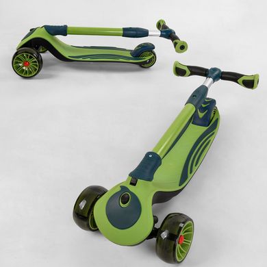 Трехколесный Самокат Best Scooter Golf - Зеленый (ms713)