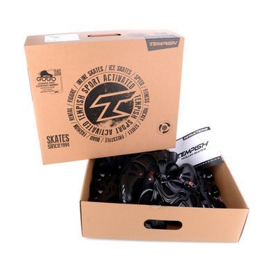 Роликовые коньки TEMPISH EZZA 90 - Black р 41 (Ft8571)