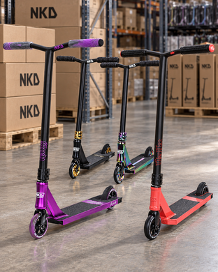 Трюковий самокат NKD Rally Stunt Scooter Red 110 мм (nkx467)