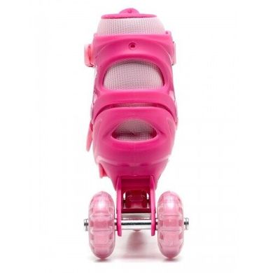 Комплект детский Раздвижных Роликов Maraton Combo - Розовый 34-37 р (rlm1111)