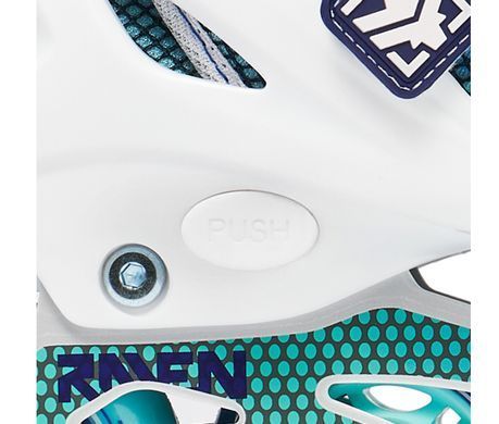 Ролики коньки 2в1 Raven Drill White/Mint размер 34-37 (sk592)