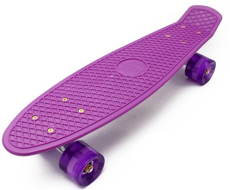 Zippy Board penny PRO 22 "- Purple 54 см Світяться колеса пенні (zl-m115)