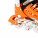 Ролики детские раздвижные Scale Sport Оранжевые размер 31-34 (rls11-4)