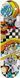Скейтборд Enuff Meltworld confused 7.75 дюймов (nkx439)