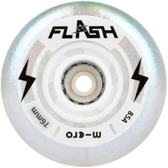 Колеса для роликов светящиеся Micro Flash 76 mm Pearl (smj303)