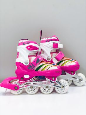 Дитячі ролики Scale Sport Spring Рожевий розмір 29-33 (rls684)