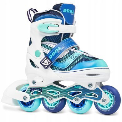 Ролики ковзани 2в1 Raven Drill White/Mint розмір 38-41 (sk593)