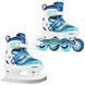 Ролики ковзани 2в1 Raven Drill White/Mint розмір 38-41 (sk593)