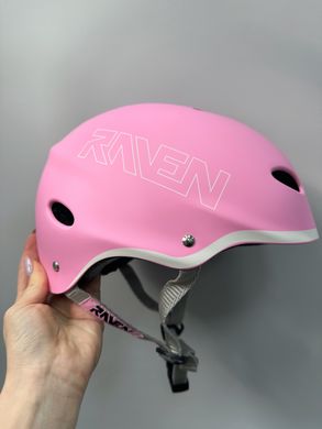 Детский шлем Raven Pink р. XS 52-54 (sk316)