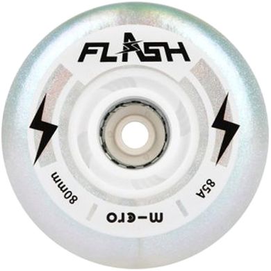 Колеса для роликов светящиеся Micro Flash 80 mm Pearl (smj304)