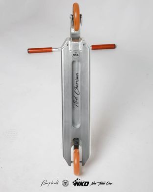 Трюковий самокат NKD Rizz Stunt Scooter Silver 88 см (nkx470)