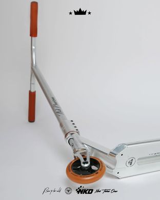 Трюковий самокат NKD Rizz Stunt Scooter Silver 88 см (nkx470)