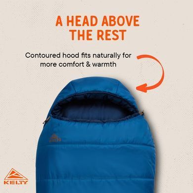 Спальний мішок Kelty Mistral 20 Long dark blue-pageant blue (ks205)