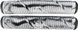 Грипсы для трюковых самокатов Striker Swirl series - Черный/Белый 16 см (tr7941)
