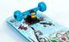 Скейтборд дерево - Color series 79 см - Синій/Тату