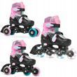 Детские ролики Raven Loret Glitter Black/Mint/Pink LED размер 30-33 (kn135)
